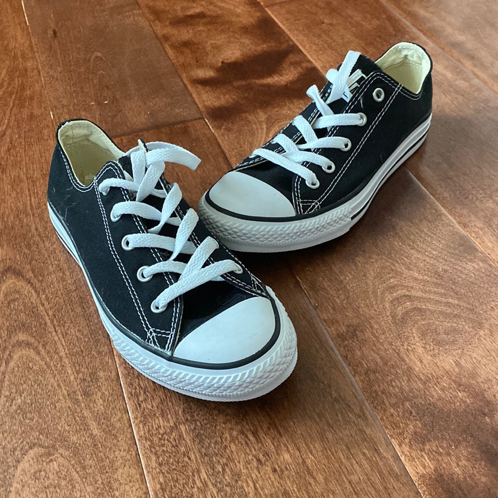 converse black chuck taylor all star low